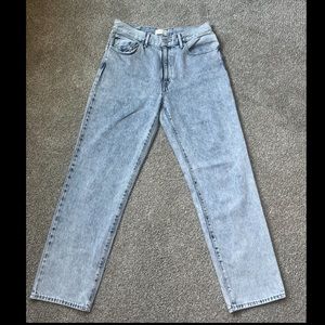 Wilfred mom jeans, size 4. high rise, light wash
